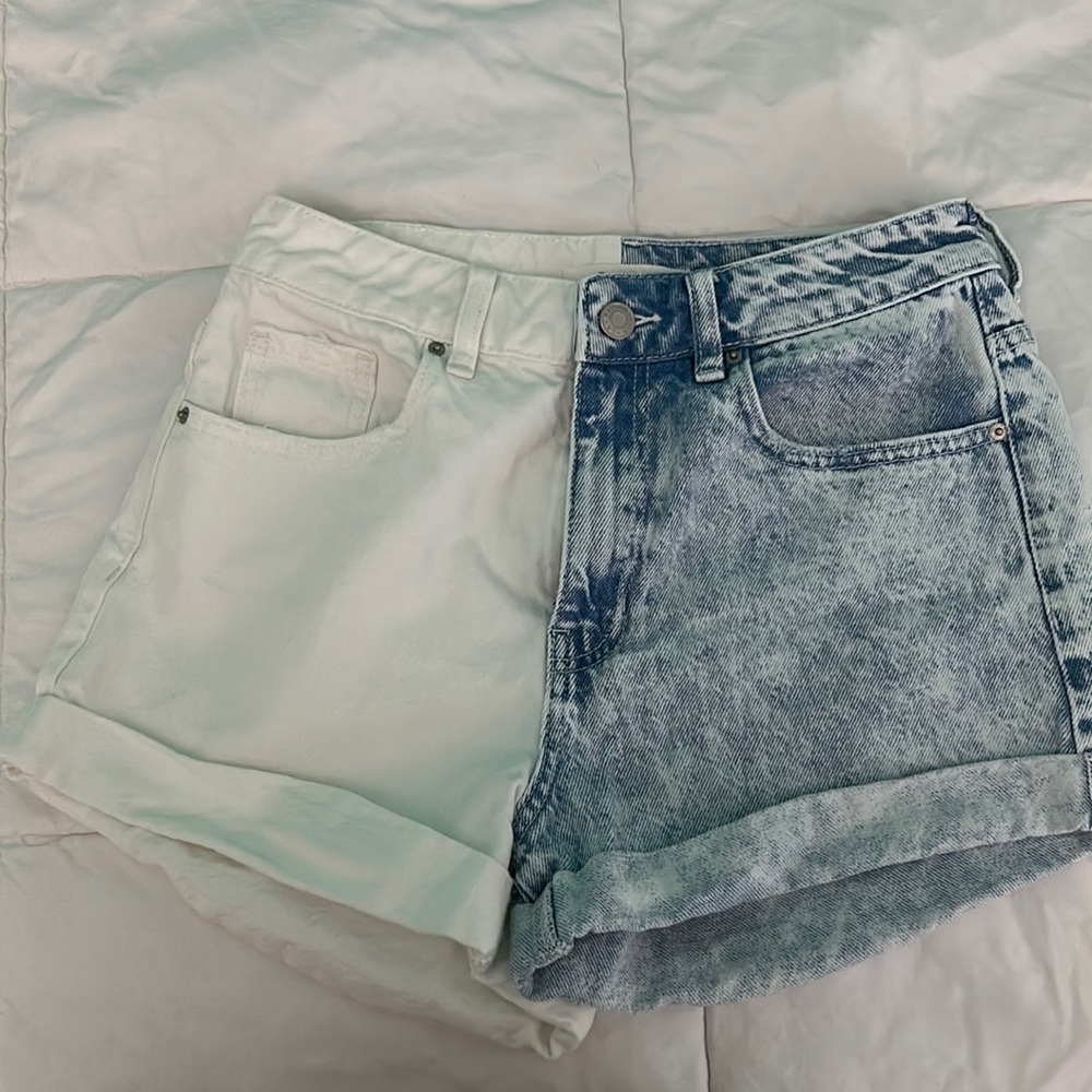 PacSun Two Tone Denim Shorts